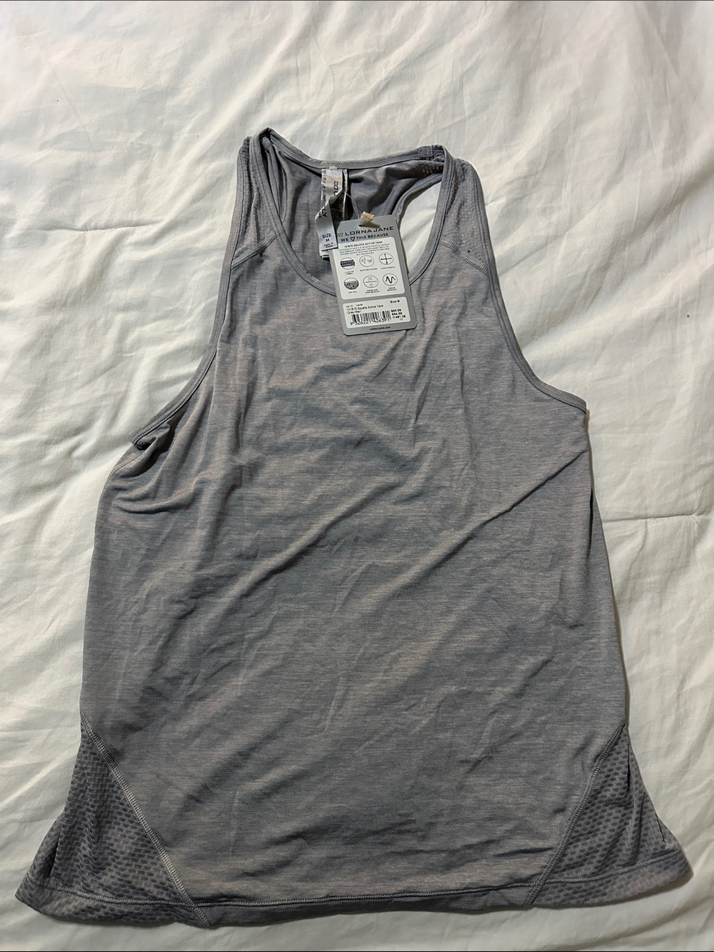 Lorna Jane Grey Marl Active Tank